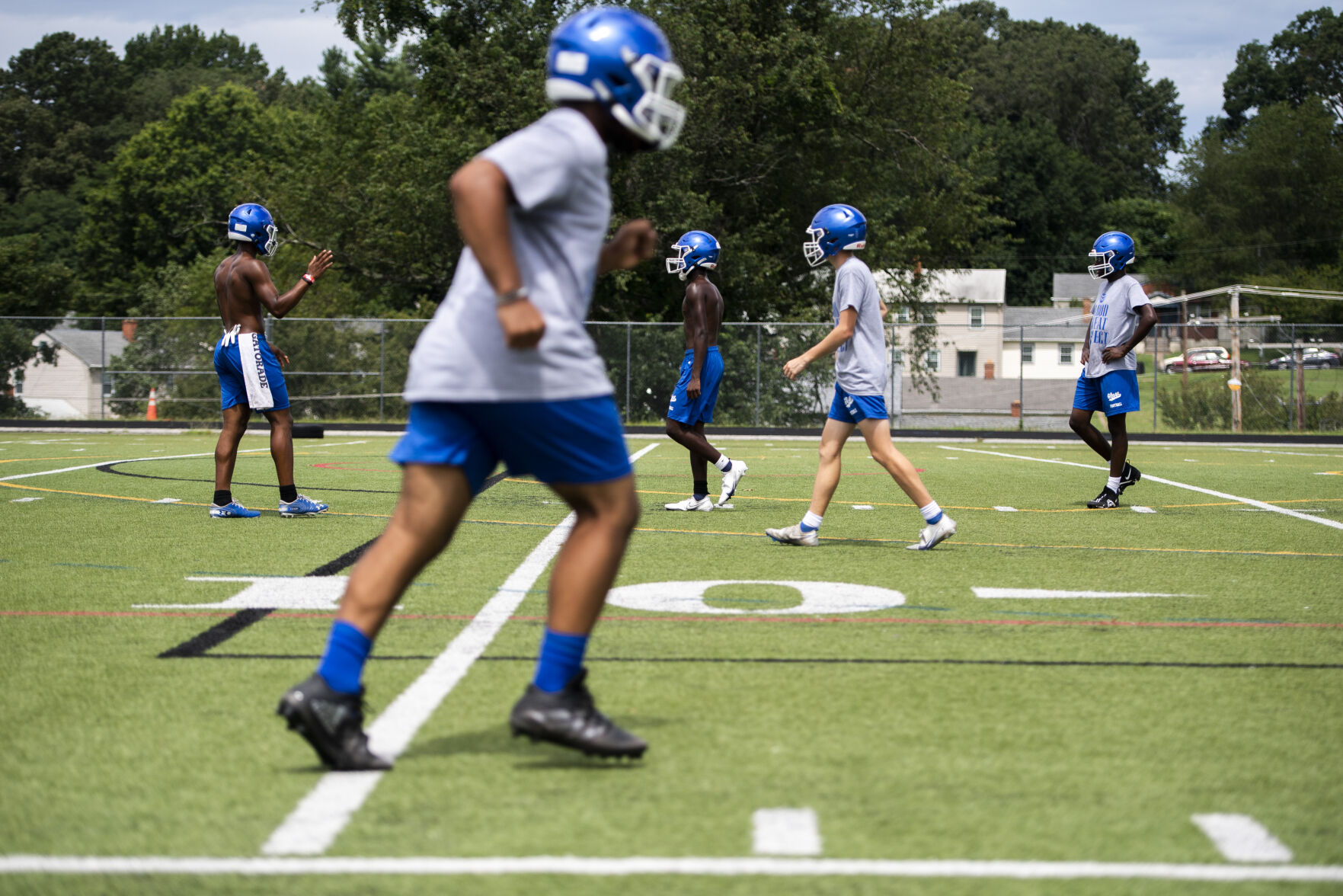 First day of training - Football EC Glass